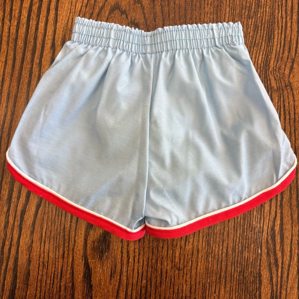 Vintage Carters Shorts 70s 80s Baby Toddler Size 12 Month Retro Lined Athletic